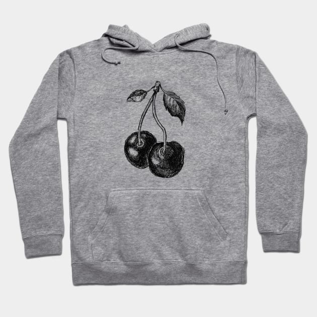 Cherries Hoodie by PrintablesPassions